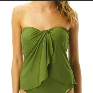 👙Vince Camuto Draped Swim Top👙